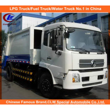 Heavy 6 Wheels Dongfeng Tianjin 6tons Komprimierter Müllwagen 8m3 Kompaktor Müllwagen